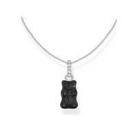Thomas Sabo KE2209-052-11-L45V Collana con ciondolo a croce in oro nero e zir...