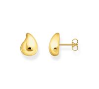 Thomas Sabo - Orecchini a bottone in argento sterling 925 placcati oro giallo 18 k One Size
