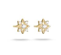Thomas Sabo Orecchini a bottone stella, Lega Premium placcato oro 18k