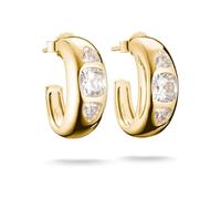 Thomas Sabo Orecchini a cerchio da donna in argento con zirconi 32032257, One Size, Argento sterling, Non pietra preziosa