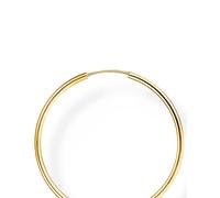 Thomas Sabo - Orecchini a cerchio medi in argento sterling 925 placcati oro giallo 18 k One Size