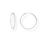 Thomas Sabo Orecchini a cerchio medio in argento Sterling 925 CR728-001-21, misura unica, Argento sterling, Nessuna pietra preziosa