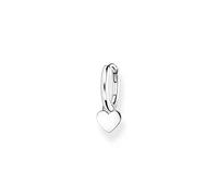 Thomas Sabo Orecchini a cerchio singolo da donna, in argento Sterling 925, dimensioni: 18 x 14 mm, CR696-001-21, 18x14 mm, Argento sterling, Nessuna pietra preziosa