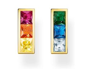 THOMAS SABO - Orecchini a Perno Pietre Colorate - - Accessories - Donna - Multicolore - ONE SIZE