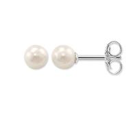 Thomas Sabo Orecchini da Donna con Perle Coltivate D’acqua Dolce in Argento Sterling 925 Bianco H1431-028-14