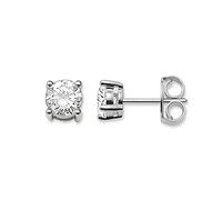 Thomas Sabo Orecchini da Donna in Argento Sterlin 925 con Zirconia Bianca