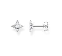 Thomas Sabo Orecchini Donna a Bottone con Libellula di Colore Nero in Argento 925 Placcato Oro H2051-314-7