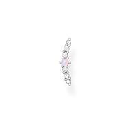 Thomas Sabo Orecchini singoli da donna con pietra opale rosa scintillante in argento sterling 925 H2182-166-7
