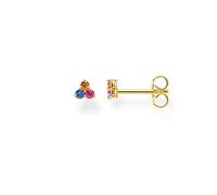 Thomas Sabo Orecchini da Donna in Argento Sterling 925 con Pietre colorate e Argento, Multicolore, H2138-488-7