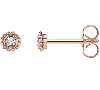 Thomas Sabo orecchini singoli da donna fiore pietra bianca argento, argento sterling 925