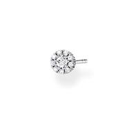 Thomas Sabo Orecchini da Donna con Pietre Bianche in Argento Sterling 925 e Argento, Argento, H2141-051-14