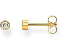 Thomas Sabo Orecchino da donna a perno singolo Pietra bianca Argento sterling 925 H2136-051-14