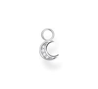 Thomas Sabo Orecchino da donna pendente luna oro, argento sterling 925