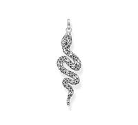 THOMAS SABO PE945-643-11 - Collana da uomo in argento sterling 925 annerito, dimensioni: 56 x 15 mm, H: ca. 56mm / B: ca. 15mm, Argento sterling, Zirconia cubica