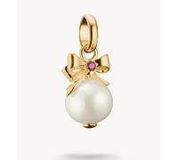 Thomas Sabo - Pendente a sfera tonalità oro e bianco One Size