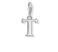 Thomas Sabo Pendente con Lettera Donna A-Z Ciondolo Club Silver 925 Argento Sterling