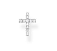 Thomas Sabo Orecchini da Donna a Forma di Croce in Argento Sterling 925