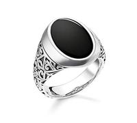Thomas Sabo TR2242-698-11 - Anello unisex da uomo in argento Sterling 925, annerito