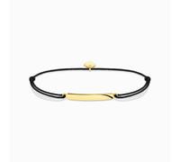 Thomas Sabo - Braccialetto argento sterling Non un gioiello Donna, Schwarz-Gold, 27cm - LS130-848-11-L22V