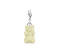 Thomas Sabo x HARIBO Charm ciondolo orsetto d'oro bianco, argento sterling 925