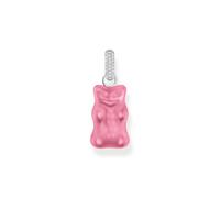 Thomas Sabo x HARIBO Grande ciondolo con orsetto d'oro rosa e pietre