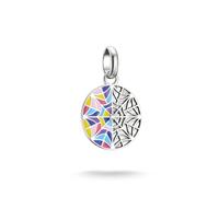 THOMAS SABO Connect CC1314-691-7 - Ciondolo a forma di finestra Wednesday in argento Sterling 925 smaltato