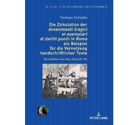 Thomas Scheibe Die Zirkulation Der "Avvenimenti Tragici Et Es (Copertina rigida)