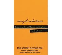 Thomas Schmitt Arnold Perl Frederick W. Smit Simple Solution (Copertina rigida)