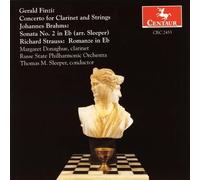 Thomas Sleeper Concerto for Clarinet & Strings / Sonata 2 in E FL (CD)