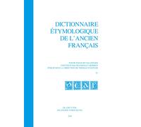 Thomas Stä Dictionnaire étymologique de l'ancien français (DEAF (Tascabile)