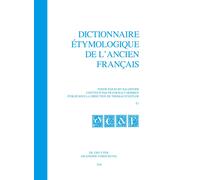 Thomas Stä Dictionnaire étymologique de l'ancien français (DEAF (Tascabile)