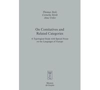 Thomas Stolz Cornelia Stroh Ai On Comitatives and Related Ca (Copertina rigida)