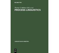 Thomas T. Ballmer Process linguistics (Copertina rigida) Linguistische Arbeiten