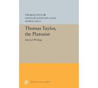 Thomas Taylor Thomas Taylor, the Platonist (Copertina rigida)