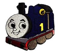 Thomas The Tank Train Baby bambini - Toppe termoadesive Patch Toppa ricamate, misura: 8,7 x 7 cm