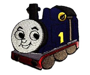 Thomas The Tank Train Baby bambini - Toppe termoadesive Patch Toppa ricamate, misura: 8,7 x 7 cm