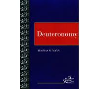 Thomas W. Mann Deuteronomy (Tascabile) Westminster Bible Companion