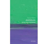 Thomas Williams Anselm (Tascabile) Very Short Introductions