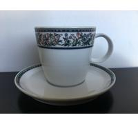 Thomas york floresca tazza alta 5,5cm caffè con piattino spedita sfusa