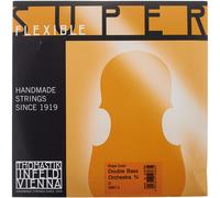 Thomastik Corda per Contrabbasso 3/4 Superflexible - corda Re nucleo corda d'acciaio, rivestimento cromato, accordo orchestra, media