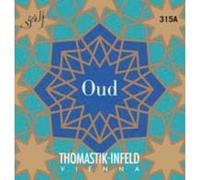 Thomastik Corda 2x Sol anima in multifilamento di plastica, rivestimento in rame placcato argento 314 per Oud Arabo set 315, 315A, 315B