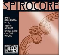 Thomastik Corda per Contrabbasso 3/4 Spirocore - corda Mi nucleo corda a spirale, rivest. cromo, accordo orchestra, media