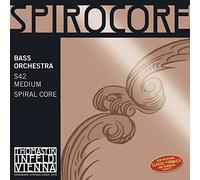 Thomastik Corda per Contrabbasso 3/4 Spirocore - corda Re nucleo corda a spirale, rivest. cromo, accordo orchestra, leggera