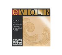 Thomastik corda per violino 4/4 corda Mi speciale, acciaio cromato dorato 48 carati, media - per nuove sperimentazioni