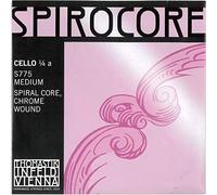 Thomastik Corda per Violoncello 1/4 Spirocore - corda La nucleo corda spirale flessibile, rivest. cromo, media