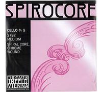 Thomastik Corda per Violoncello 3/4 Spirocore - corda Sol nucleo corda spirale flessibile, rivest. cromo, media