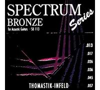 Thomastik corda Si .017 acciao nuda, ottonata P17 per Chitarra Acustica Spectrum set SB113; anche per chitarra elettrica e chitarra jazz