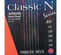 Thomastik Corda singola per chitarra classica Re4 .030 filo rame argentato CR30 Classic N Series Superlona light per set CR128, CR127