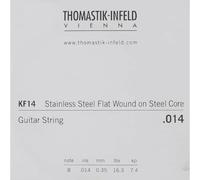 Thomastik Corda singola per chitarra classica Si2 .014fw filo piatto in acciaio inossidabile su anima in acciaio KF14 Classic S Series per set KF110