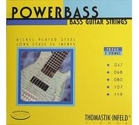Thomastik Corde per basso elettrica Power Bass Magnecore Round Wound Hexcore set 5 corde EB345 scala lunga 34"